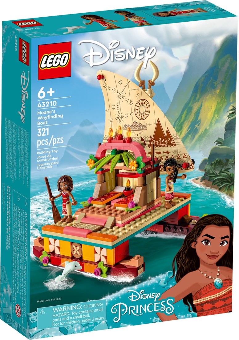 

Конструктор LEGO Disney Princess 43210 Лодка-путешественник Моаны