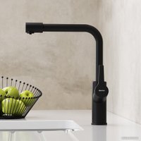 Смеситель Damixa Merkur 710771300 (черный матовый)