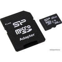 Карта памяти Silicon-Power microSDXC SP256GBSTXBU1V10SP 256GB (с адаптером)