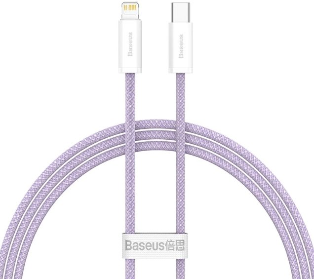 

Кабель Baseus Lightning - USB Type-C CALD000105 (2 м, фиолетовый)