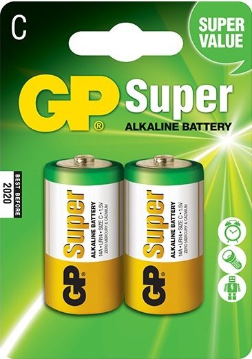 

Батарейка GP Super Alkaline C 2 шт.