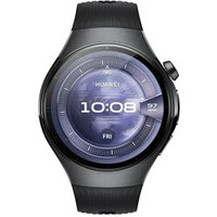 Умные часы Huawei Watch 5 46 мм (черный, с черным силиконовым ремешком, международная версия)