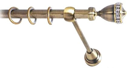 

Карниз для штор Lm Decor Кубок (антик, гладкая, 1.8м 25мм, 1 ряд)