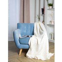 Плед Belezza Праздник 120x150 (молочный/бежевый)