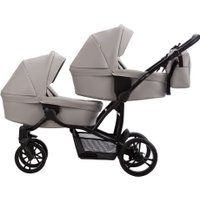 Универсальная коляска BEBETTO 42 Pro (3 в 1, 21/светло серая кожа)