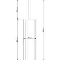 Ершик для унитаза Lauter 21SH51A29