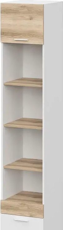 

Шкаф-пенал Астрид-Мебель Геометрия-7 (Белый/Делано светлый)