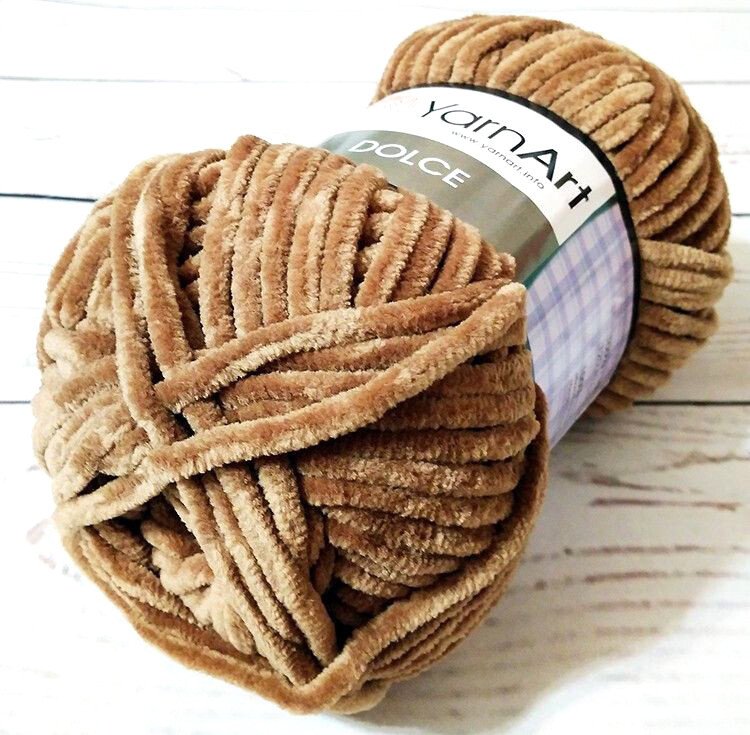 

Пряжа для вязания Yarnart Dolce 100% микрополиэстер 765 100 г (120 м, коричневый)