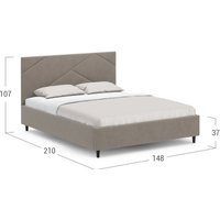 Кровать Moon Family 1257 К004842 140x200