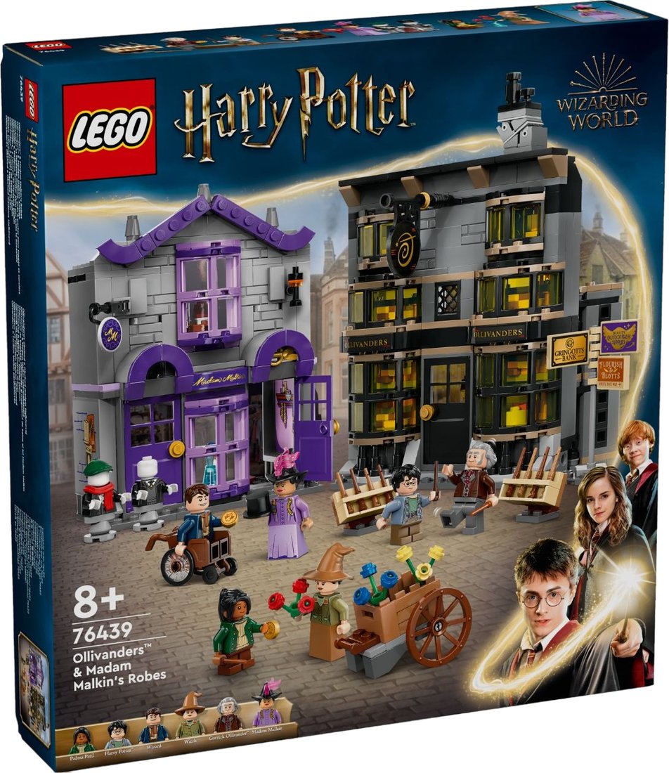 

Конструктор LEGO Harry Potter 76439 Магазины Олливандера и мадам Малкин