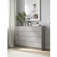 Комод Горизонт Нео 1050 4 ящика (бетон)