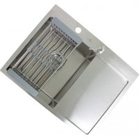 Кухонная мойка Wisent WS-36550-L/GER013 (с сифоном, дозатором и коландером)