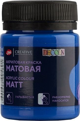 

Акриловая краска Невская палитра Декола 14328515 (50 мл, 515 синяя)