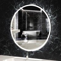 Пекам Зеркало Ring 1 70x70 Ring1-70x70dpcl (с подсветкой,сенсором на взмах руки,подогревом,часами)