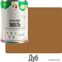 Эмаль LIDA ПФ-266 Люкс 1 л (дуб)