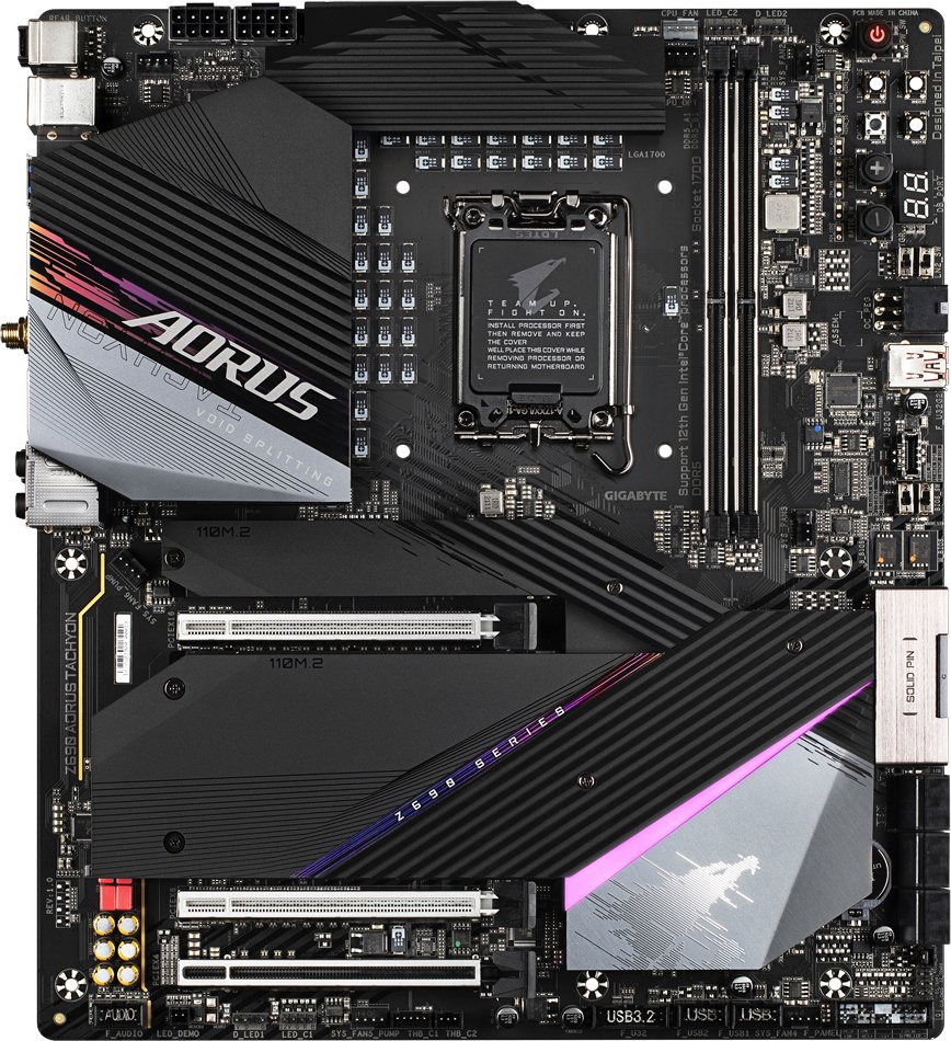 

Материнская плата Gigabyte Z690 Aorus Tachyon (rev. 1.0)