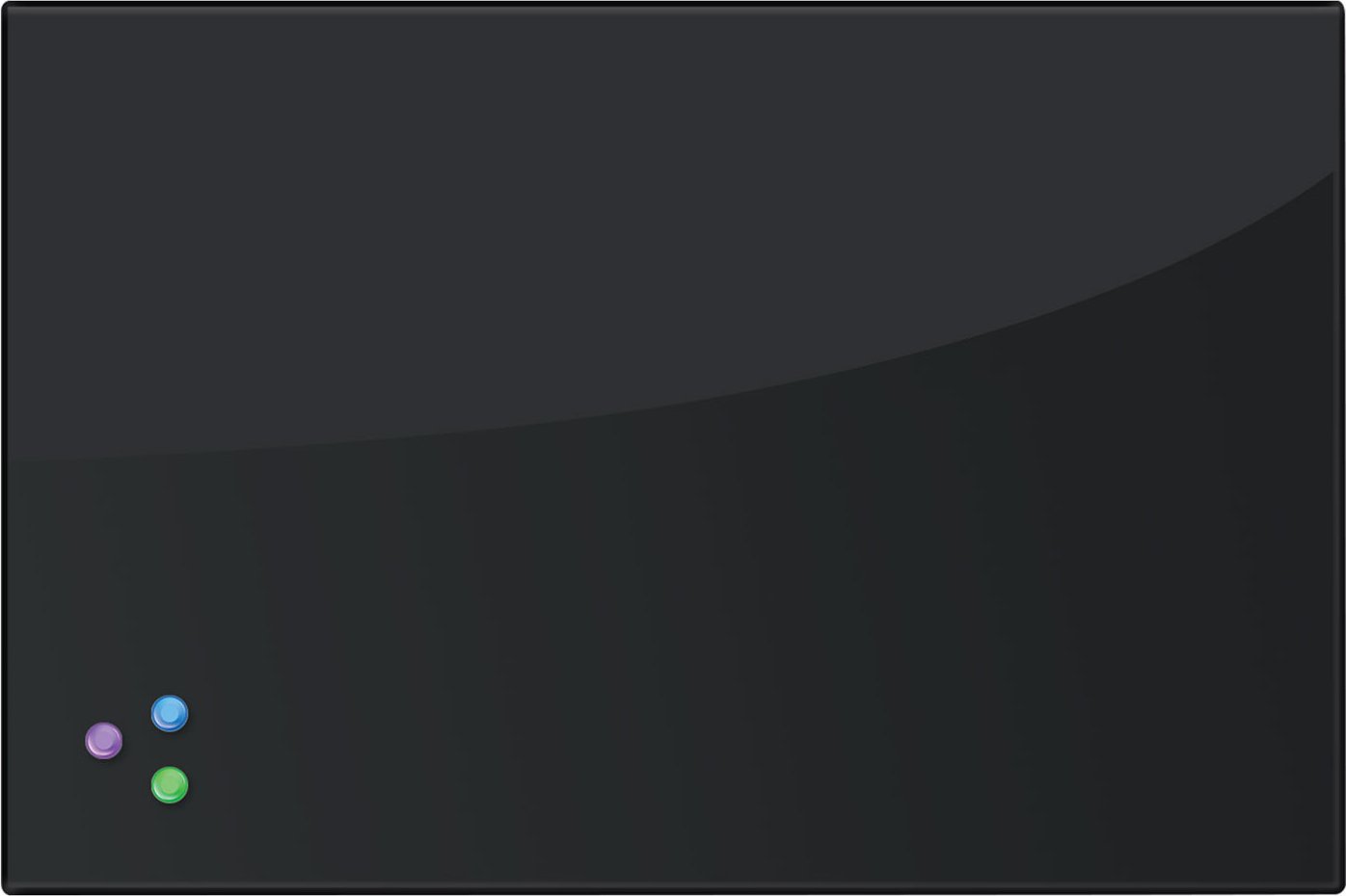 

Магнитно-маркерная доска BRAUBERG стеклянная 60х90 см (черный)