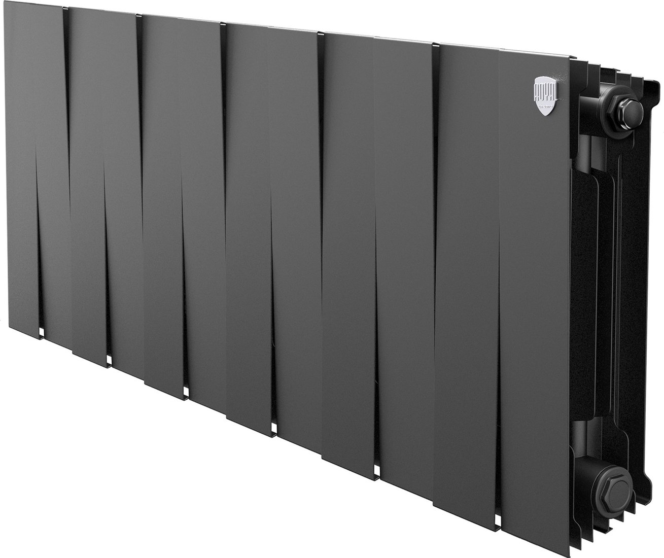 

Биметаллический радиатор Royal Thermo PianoForte 300 Черный - 12 секций