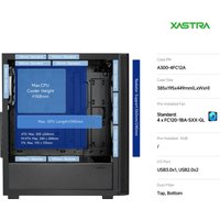Корпус XASTRA A300 4ARGB (черный)