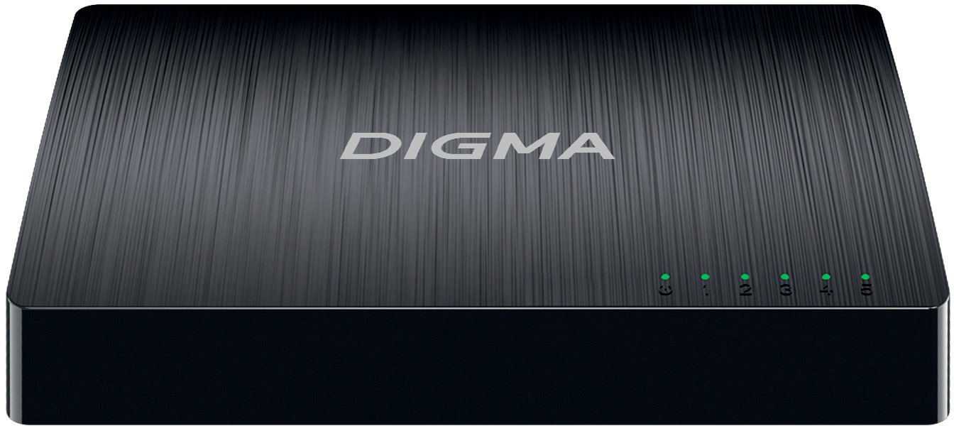 

Неуправляемый коммутатор Digma DSW-105GE