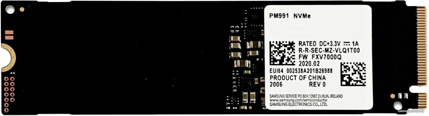 SSD Samsung PM991 256GB MZVLQ256HAJD