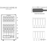 Винный шкаф Dunavox DXFH-30.80 в Гомеле