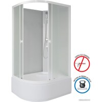 Душевая кабина Niagara Promo P100/80/40R/MT/BK 100x80x195