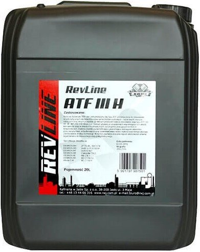 

Трансмиссионное масло Revline Automatic Semisynthetic ATF IIIH 20л