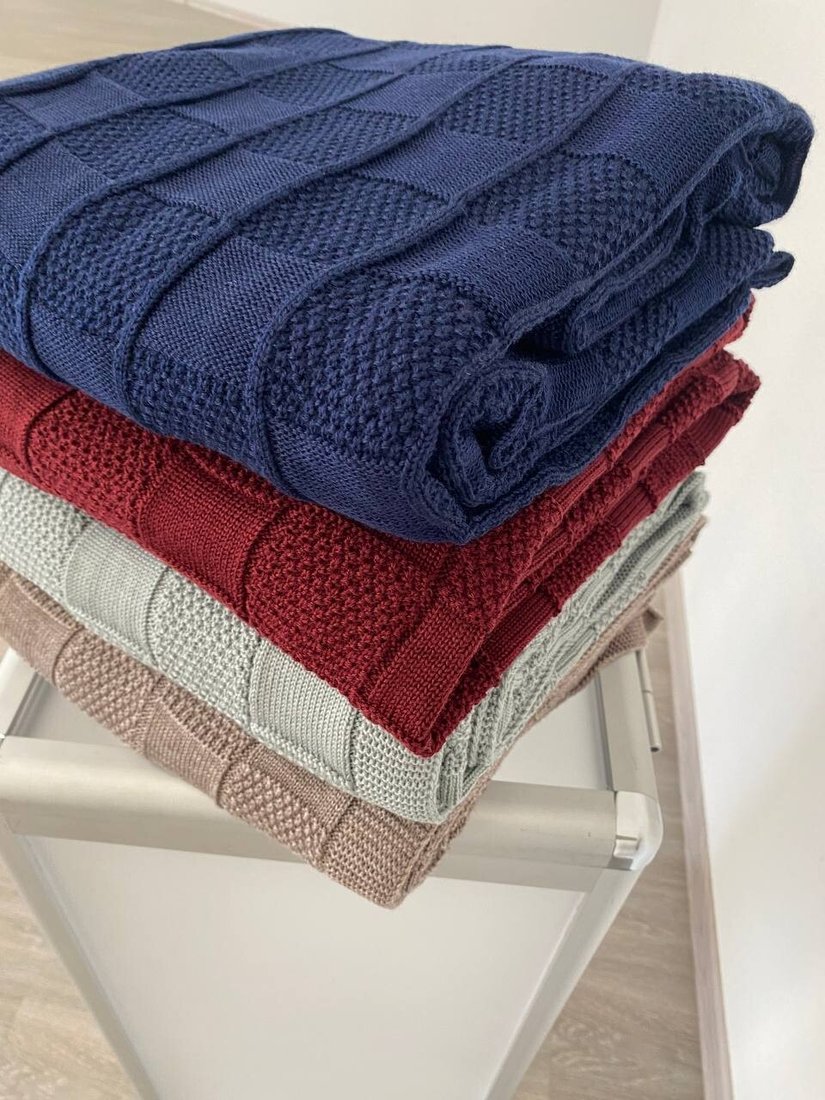 

Плед Алеся 9786 190х135 см (синий)