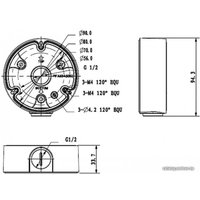 Внутренняя вставка Dahua DH-PFA135-B