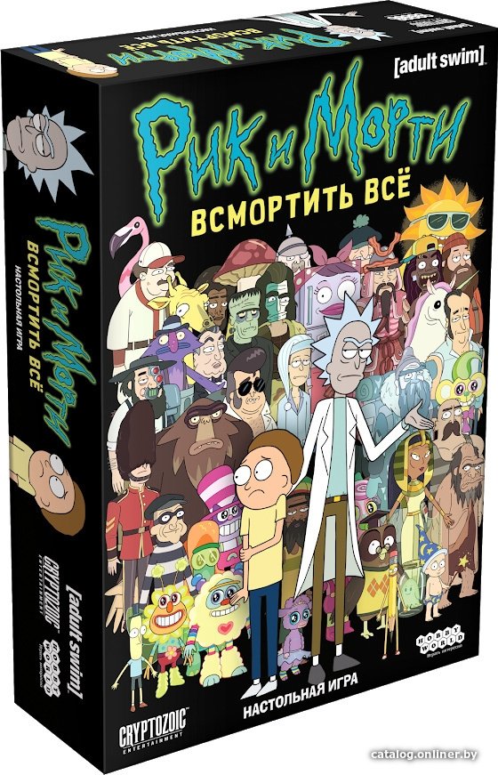 Настольная игра Мир Хобби Рик и Морти: Всмортить всё