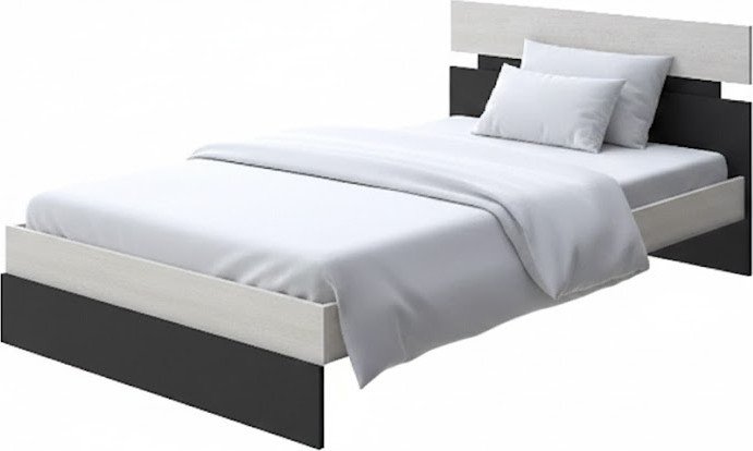 

Кровать PROxSON Milton 80x190 (дуб шамони светлый 124/черный)