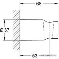 Держатель душевой лейки Grohe New Tempesta Cosmopolitan 27594000