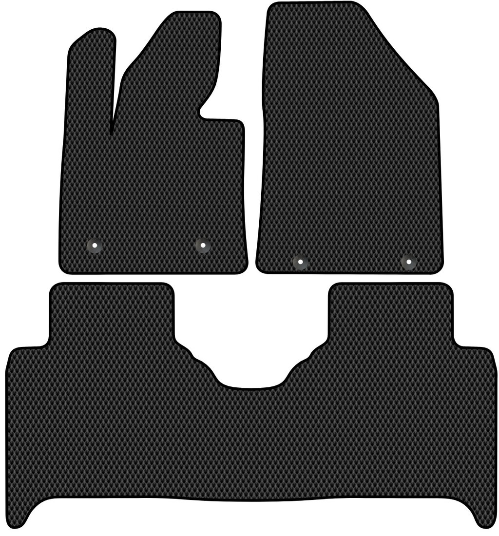 

Комплект ковриков для авто Alicosta Zeekr X I (suv / Электро (5 мест)) 2023 - Н.В. (черный, ромб)