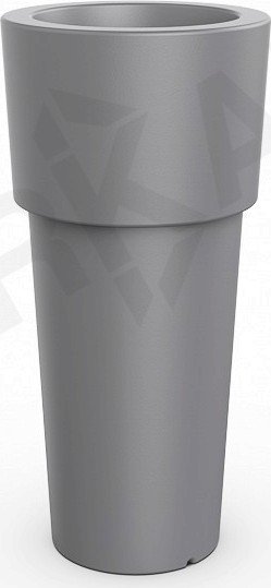 

Кашпо Berkano Ray 80 DB (графит)