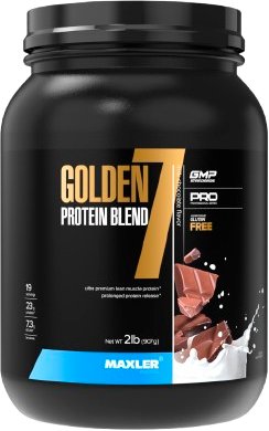 

Протеин сывороточный (концентрат) Maxler Golden 7 Protein Blend (клубника со сливками, 907г)