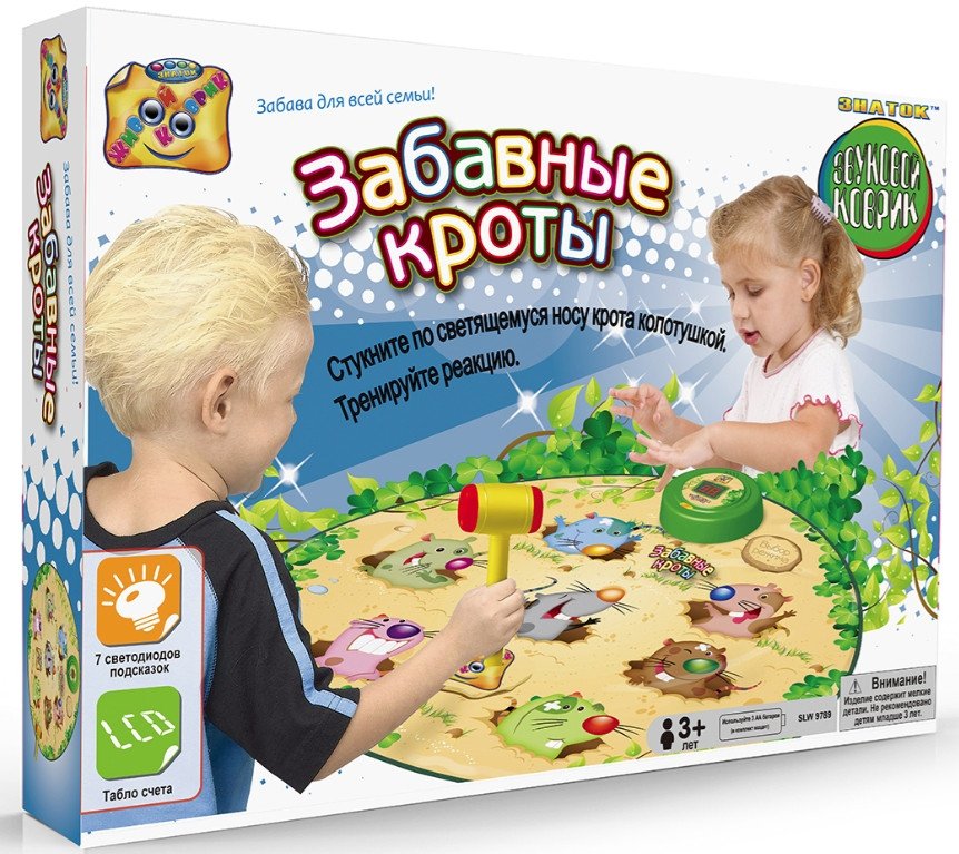 

Развивающая игра Знаток Забавные кроты SLW9789