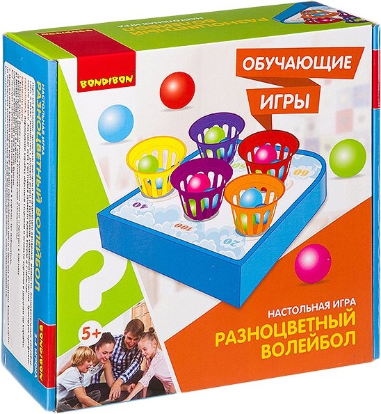 

Детская настольная игра Bondibon Разноцветный волейбол