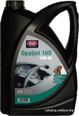 Моторное масло Unil Opaljet 16 S 10W-40 5л