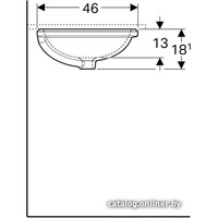 Умывальник Geberit VariForm 500.752.01.2