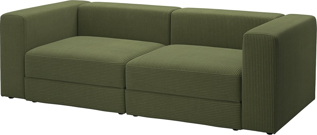 Модульный диван Ikea Jattebo самласа темный желто-зеленый s69485127