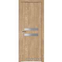 Межкомнатная дверь ProfilDoors 2.03XN L 50х200 (каштан натураль., стекло lacobel cеребряный лак)