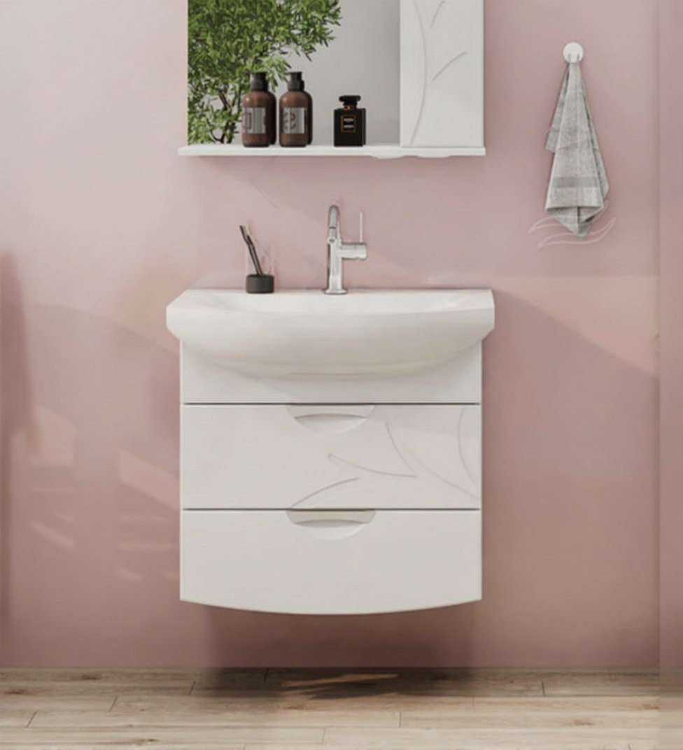 

Volna Тумба с умывальником Adel 70.2Y Балтика + Балтика 70 (подвесная)