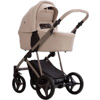 Универсальная коляска BEBETTO Pelpasso Pro (2 в 1, pro 02 kaszmir/светло-бежевая кожа)