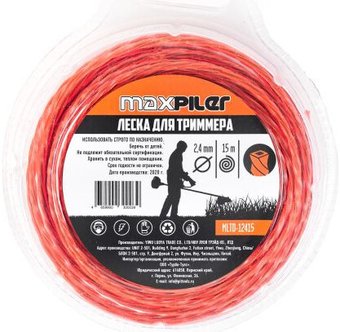 Леска для триммера MaxPiler MLTD-12415