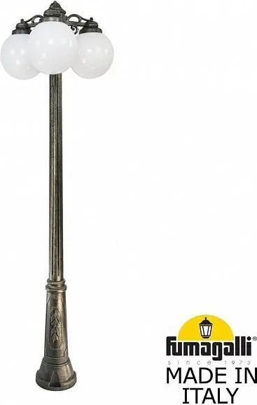 

Городской фонарь Fumagalli Globe RICU BISSO/G250 3L DN FU_G25.157.S30.BYF1RDN