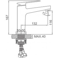Смеситель Ledeme L1078D