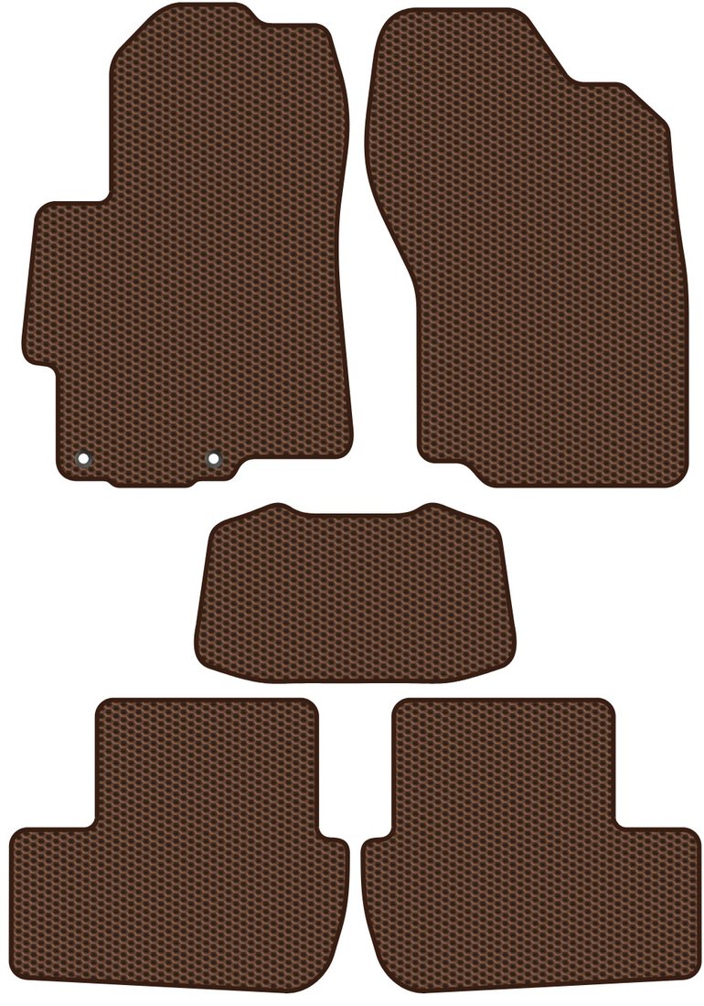 

Комплект ковриков для авто Alicosta Mitsubishi Lancer X (седан, хэтчбек 5 дв / CY1A, CY2A, CY3A, CX3A, CX4A, CY2A, CY3A, CY4A) 2007 - 2016 (коричневый, сота)