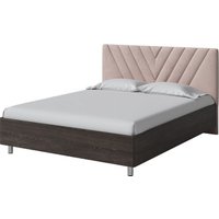 Кровать PROxSON Ora 160x200 (дуб кантербери/Teddy 014 шоколадный бисквит)