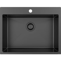 Кухонная мойка ZorG ZRN 5065 Premium PVD Gunblack